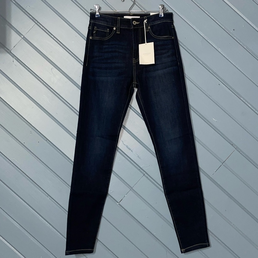 KanCan Highrise Super Skinny Dark Wash Denim Jeans